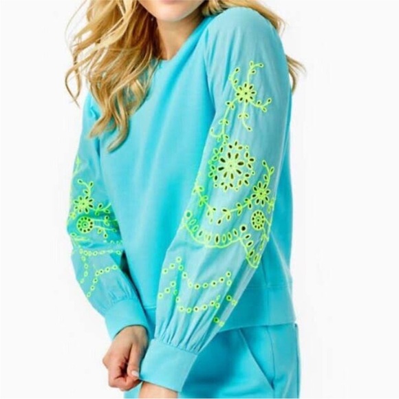 Lilly Pulitzer Alla Terry Sweatshirt - Picture 2 of 11